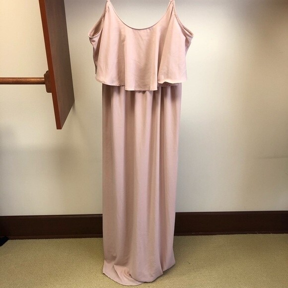 NWT Show Me Your Mumu Caitlin Ruffle Maxi Dress Wedding Bridesmaid Medium - Picture 2 of 6